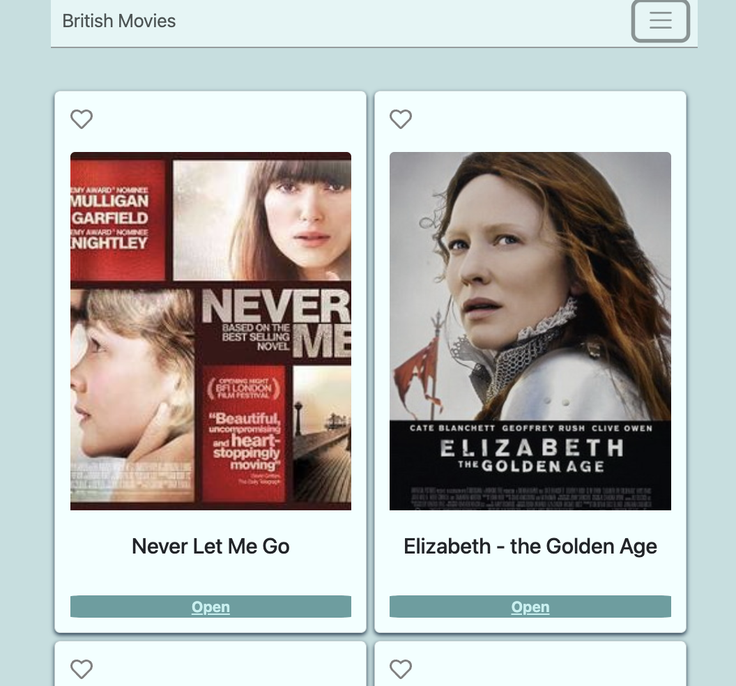 MyFlix-React-Client project screenshot 3