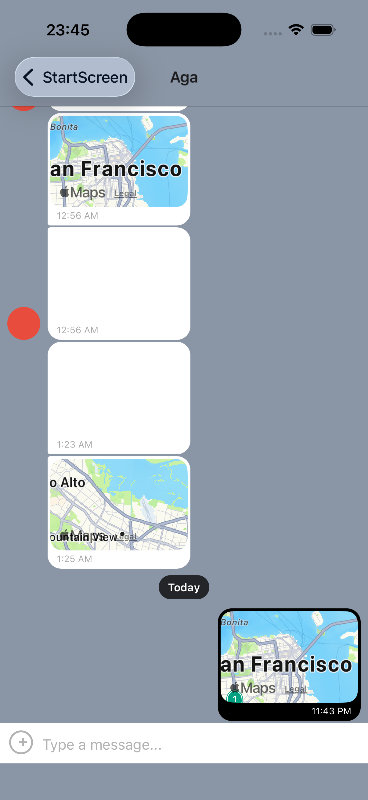 Mobile Chat App project screenshot 4
